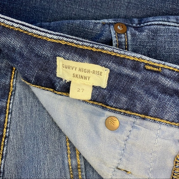 Madewell Curvy High Rise Skinny Jeans in Hayes Wash - Picture 6 of 10